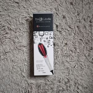 Pro Cabello Straightening Brush Luxury 5500 White Soft Touch Salon Tool New NIB